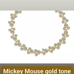 Gold Tone Bracelet with Sparkling Accents